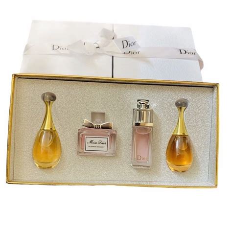 dior parfum mini gift set|miniature Dior perfume gift sets.